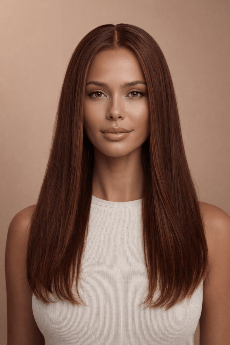 SOPHIE - Brown - Human Hair Wig - Milk &amp; Honey Wigs