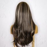 STEFANIE Brown Fringe Wig - Milk & Honey Wigs