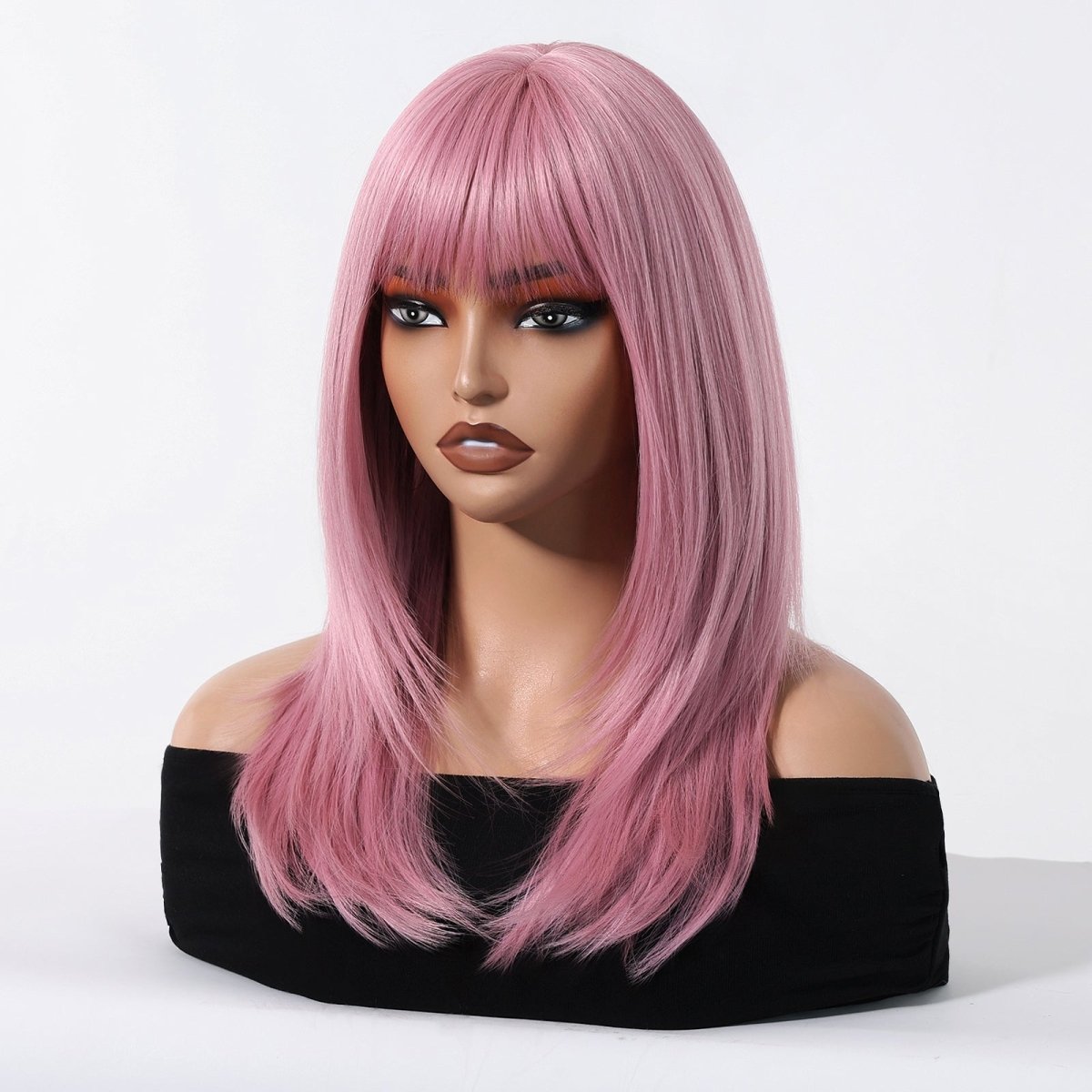 Straight Pastel Pink Wig - MARKETPLACE - Milk &amp; Honey Wigs