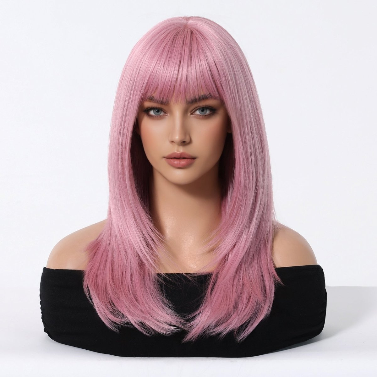 Straight Pastel Pink Wig - MARKETPLACE - Milk &amp; Honey Wigs