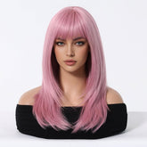 Straight Pastel Pink Wig - MARKETPLACE - Milk & Honey Wigs