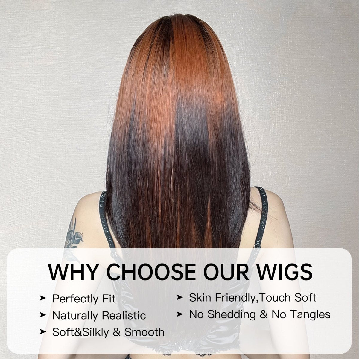 Straight Two - Tone Wig - MARKETPLACE - Milk &amp; Honey Wigs