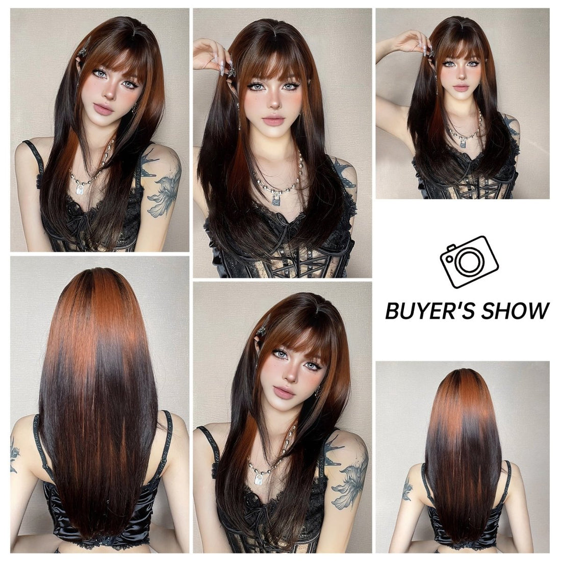 Straight Two - Tone Wig - MARKETPLACE - Milk &amp; Honey Wigs