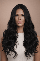 TABITHA - Black - Lace Front Wig - Milk & Honey Wigs