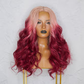 TABITHA Ombre Pink Lace Front Wig - Milk & Honey Wigs