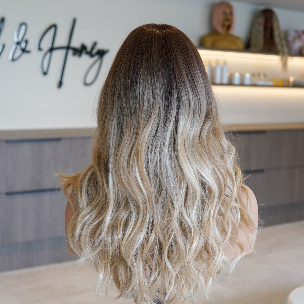 TAHLIAH Silk Mono Top Lace Front Wig - Milk &amp; Honey Wigs