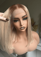Tammy Blonde Human Hair Lace Front Wig **Ready To Ship** - Milk & Honey Wigs