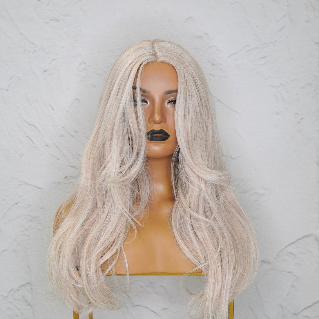 TARA White Blonde Lace Front Wig - Milk &amp; Honey Wigs