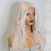 TARA White Blonde Lace Front Wig - Milk & Honey Wigs