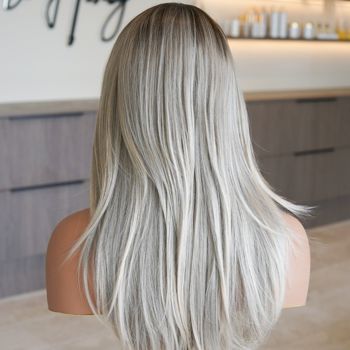 TASH - Ombre Blonde - Fringe Wig - Milk &amp; Honey Wigs