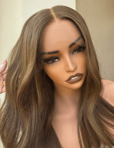 Teddy Brown Human Hair Lace Front Wig ** READY TO SHIP ** - Milk & Honey Wigs