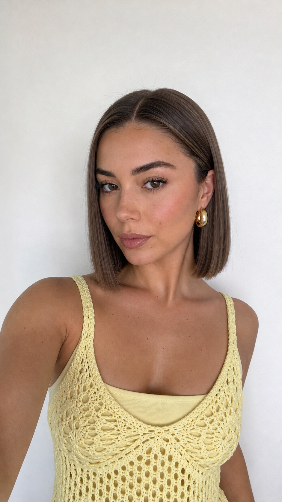 TEDDY 10 INCH BOB - Brown Human - Hair Wig