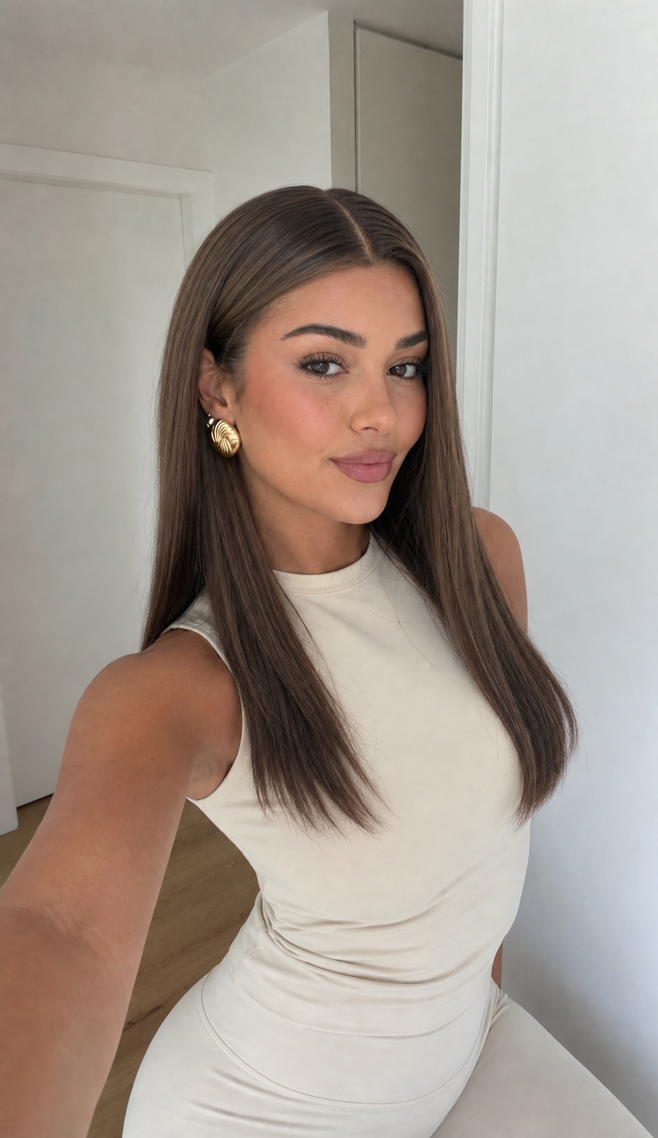 TEDDY 18 INCH - Brown Human - Hair Wig