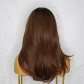 TESSA Brown 18" Fringe Wig - Milk & Honey Wigs