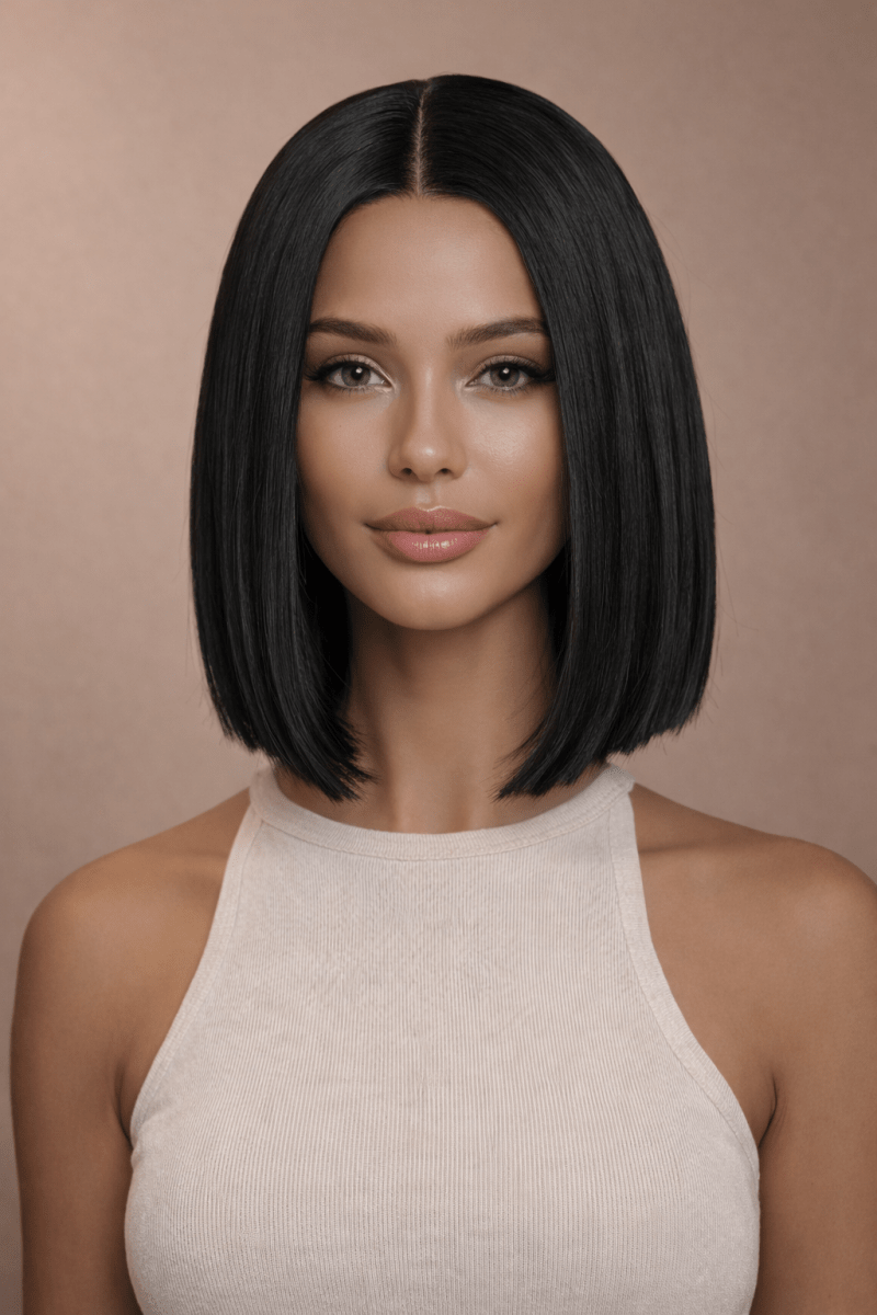 TILLY - Black - Lace Front Wig - Milk &amp; Honey Wigs