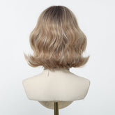 Tousled Honey Blonde Bob with Wispy Fringe Wig - MARKETPLACE - Milk & Honey Wigs