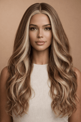 TYLER - Caramel - Lace Front Wig - Milk & Honey Wigs