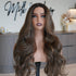 TYLER Ombre Dark Brown Lace Front Wig - Milk & Honey Wigs