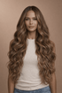 TYLER - Ombre Dark Brown - Lace Front Wig - Milk & Honey Wigs