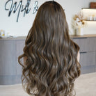 TYLER Ombre Dark Brown Lace Front Wig - Milk & Honey Wigs