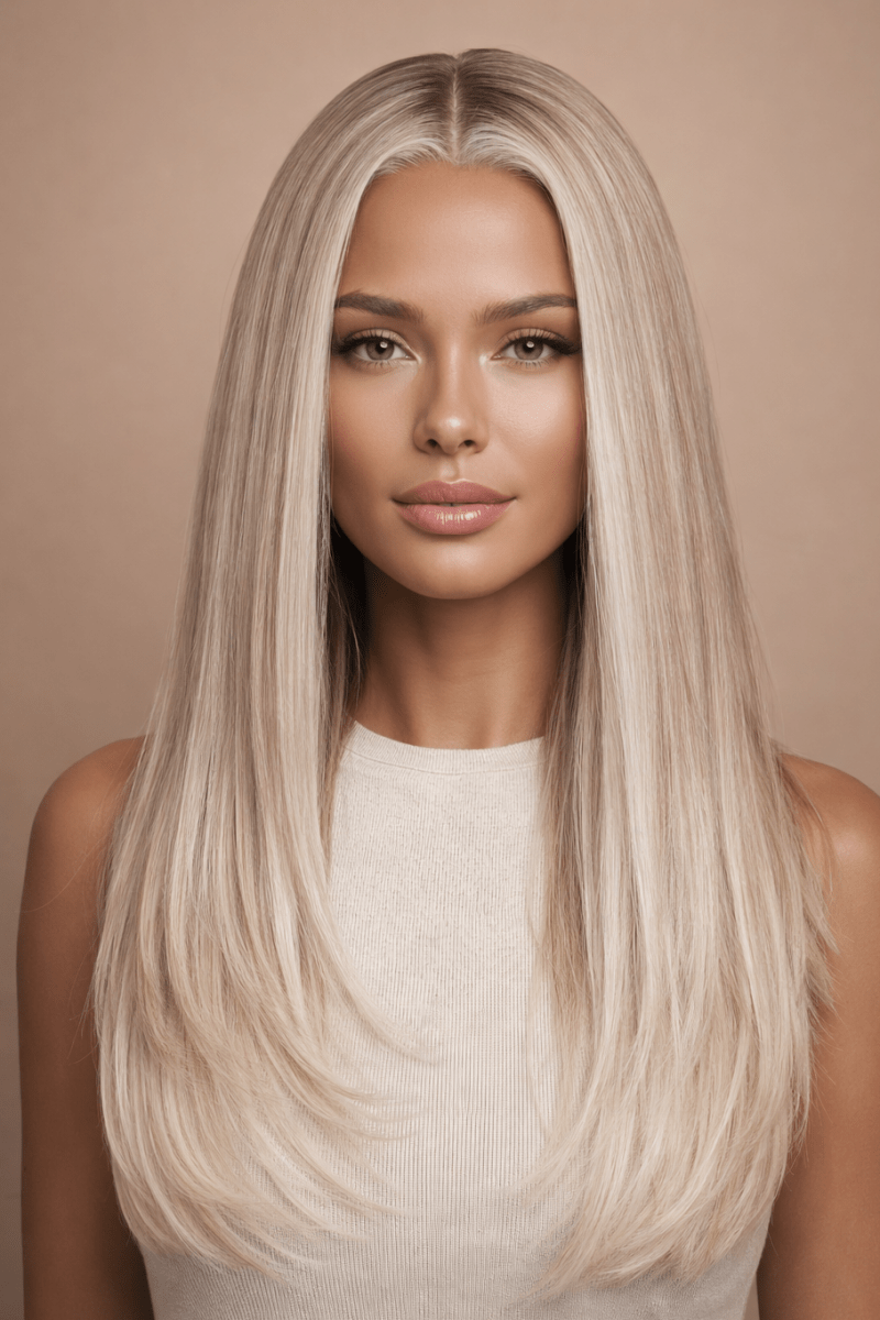 VALERIE - Frosted Blonde - Lace Front Wig - Milk &amp; Honey Wigs