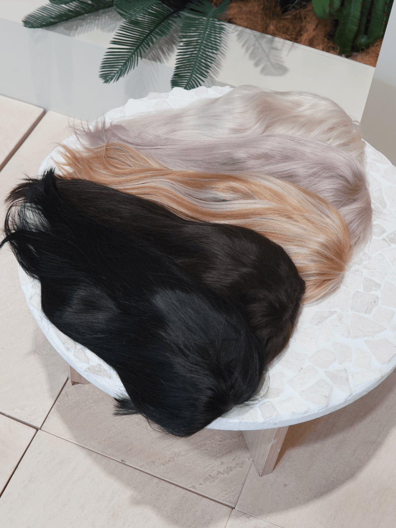 Vicki Human Hair 5x5&quot; Fringe Wig - Milk &amp; Honey Wigs