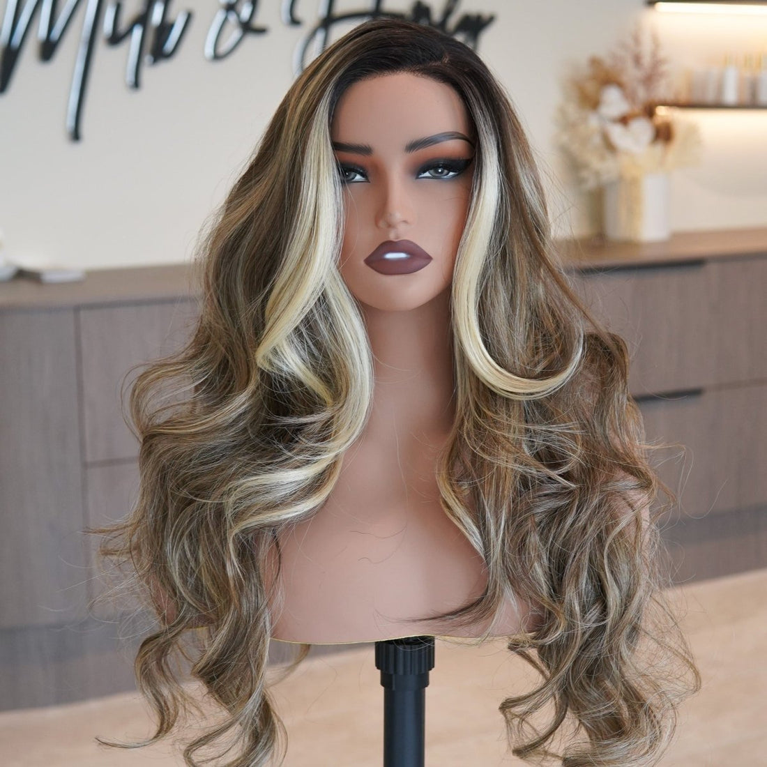 WILMA Mocha Lace Front Wig - Milk &amp; Honey Wigs