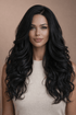 WILMA - Natural Black - Lace Front Wig - Milk & Honey Wigs