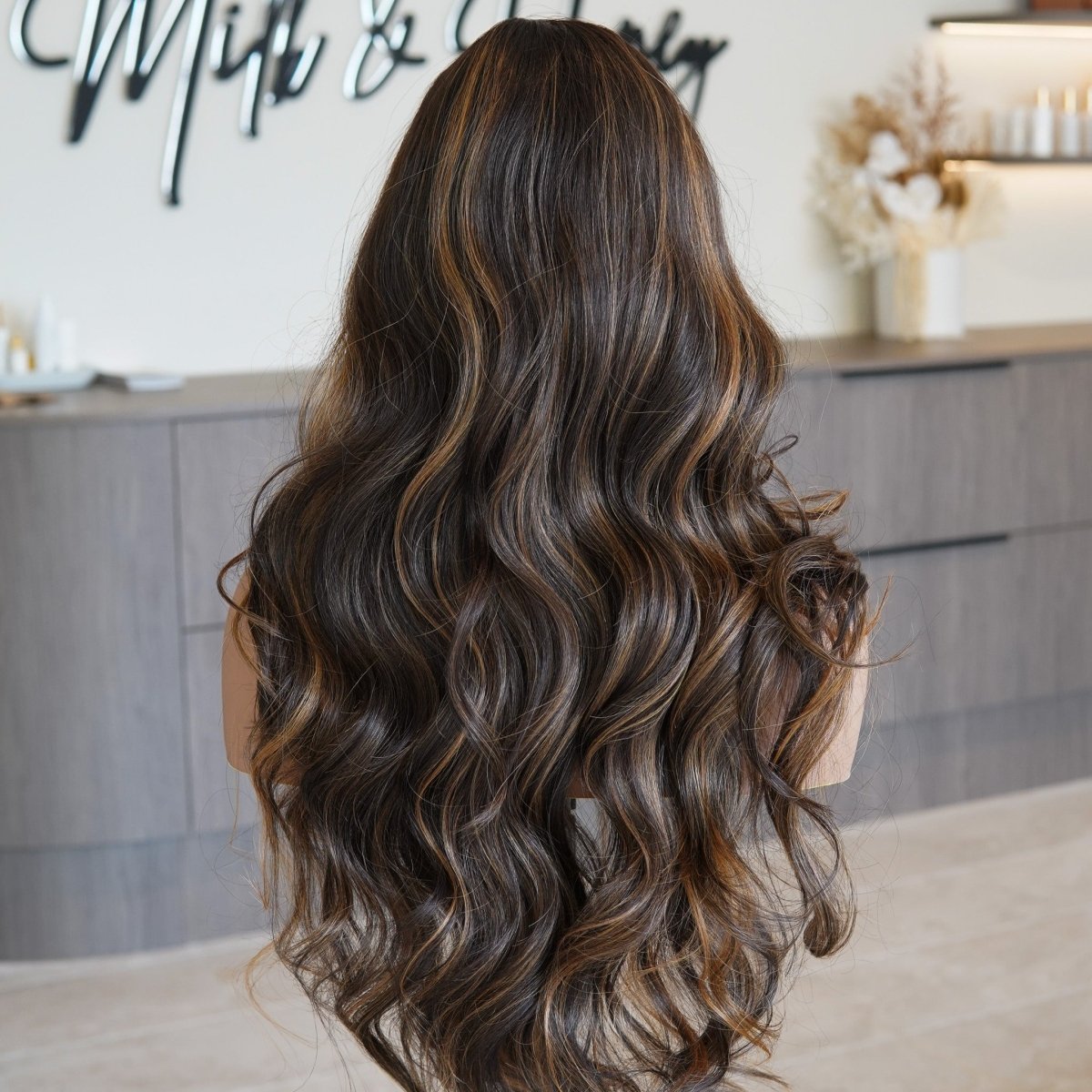 WILMA Warm Brown Lace Front Wig - Milk &amp; Honey Wigs