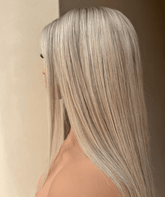 WINNY Ash Blonde Human Hair Lace Front Wig ** READY TO SHIP ** - Milk & Honey Wigs