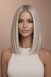 WINNY - Ash Blonde - Human Hair Wig - Milk & Honey Wigs