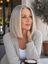WINNY - Ash Blonde - Human Hair Wig - Milk & Honey Wigs
