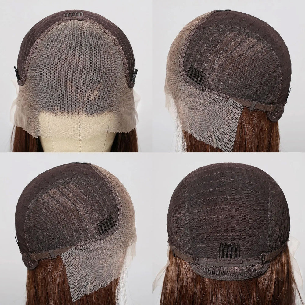 Dark Brown Bob 13x6 Lace Front Wig - MARKETPLACE