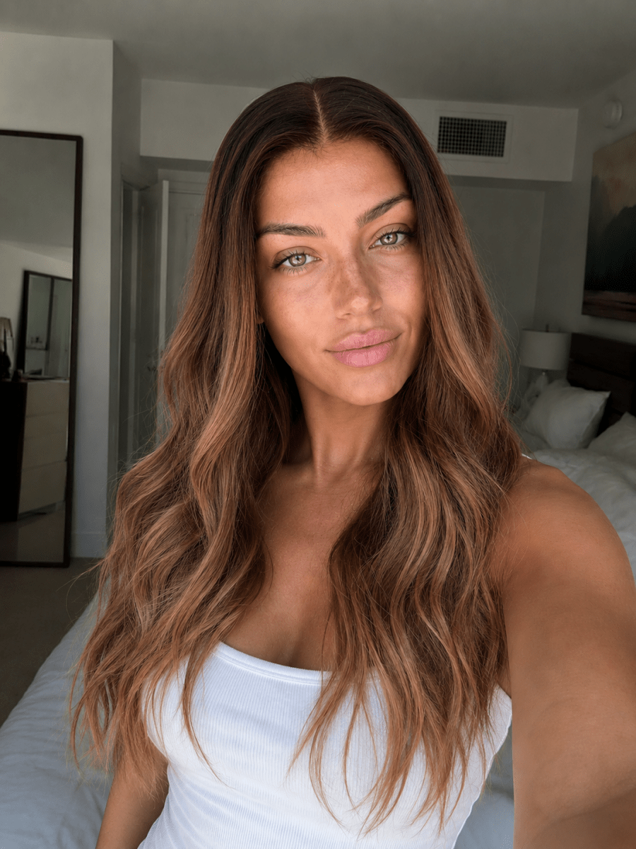 YOLANDA - Ombre Brown - Human Hair Wig - Milk &amp; Honey Wigs