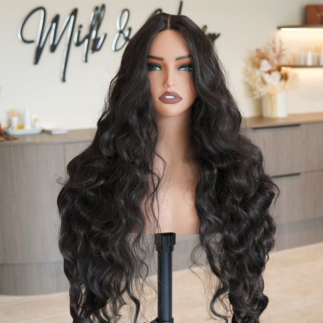 ZENDAYA Darkest Brown Lace Front Wig - Milk &amp; Honey Wigs