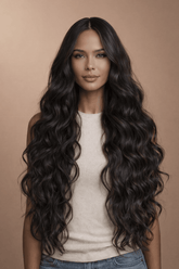 ZENDAYA - Darkest Brown - Lace Front Wig - Milk & Honey Wigs