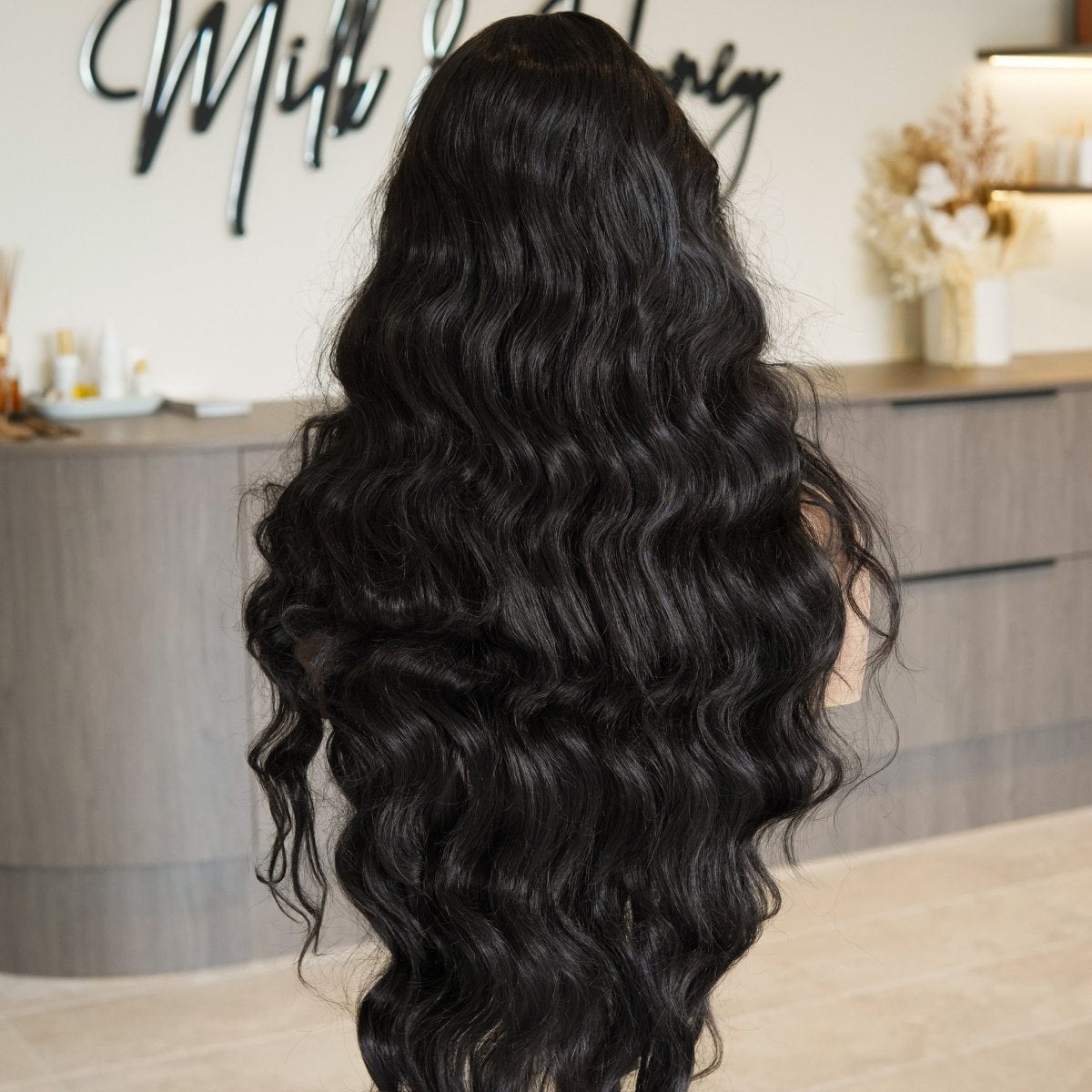 ZENDAYA Darkest Brown Lace Front Wig - Milk &amp; Honey Wigs