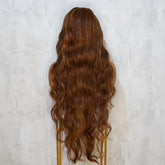 ZENDAYA Warm Brown Ombre Lace Front Wig - Milk & Honey Wigs