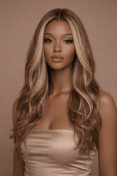 ZHRYEPA - Brunette - Lace Front Wig - Milk & Honey Wigs