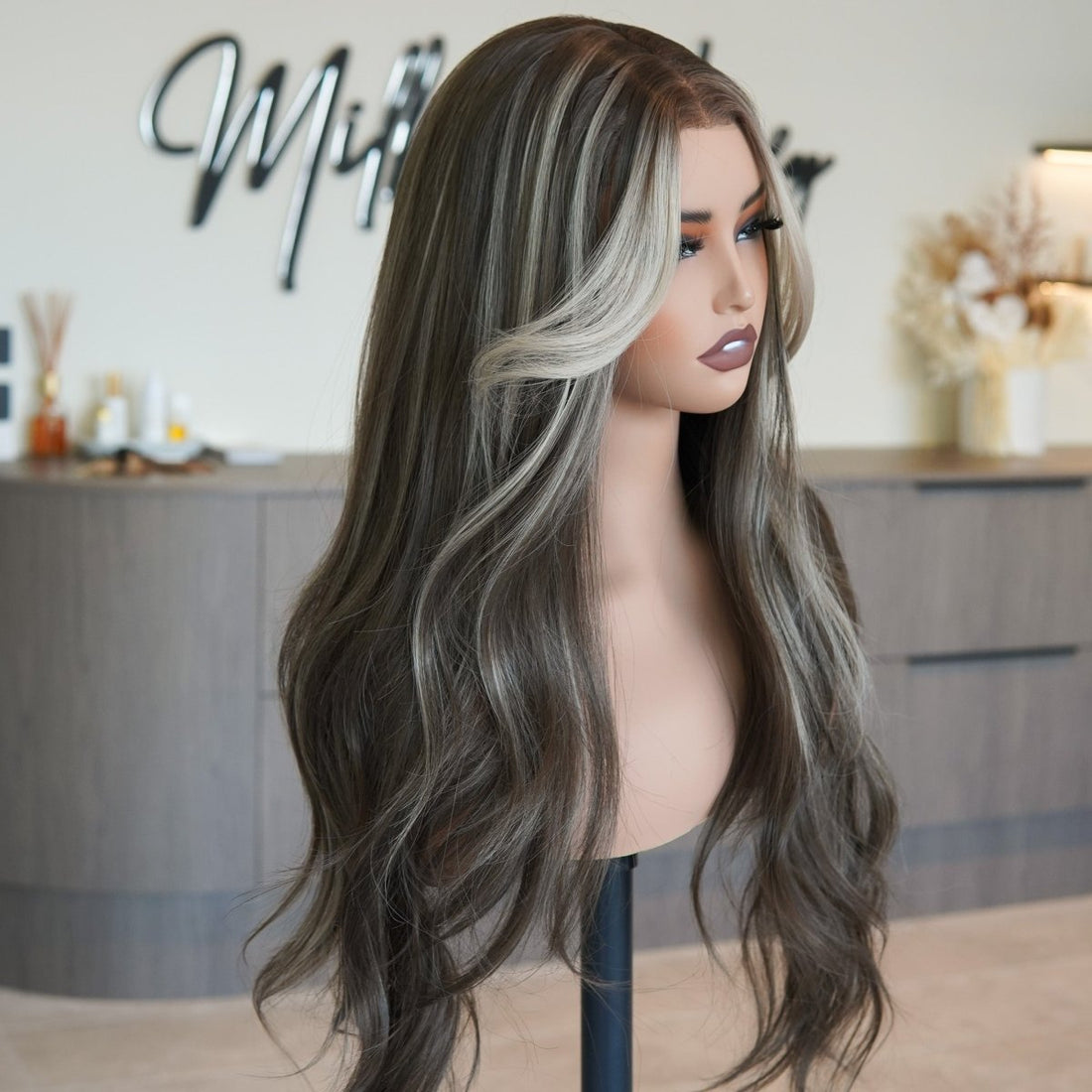 ZINA Mixed Brown 13x6 Lace Front Wig - Milk &amp; Honey Wigs