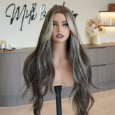 ZINA Mixed Brown 13x6 Lace Front Wig - Milk & Honey Wigs