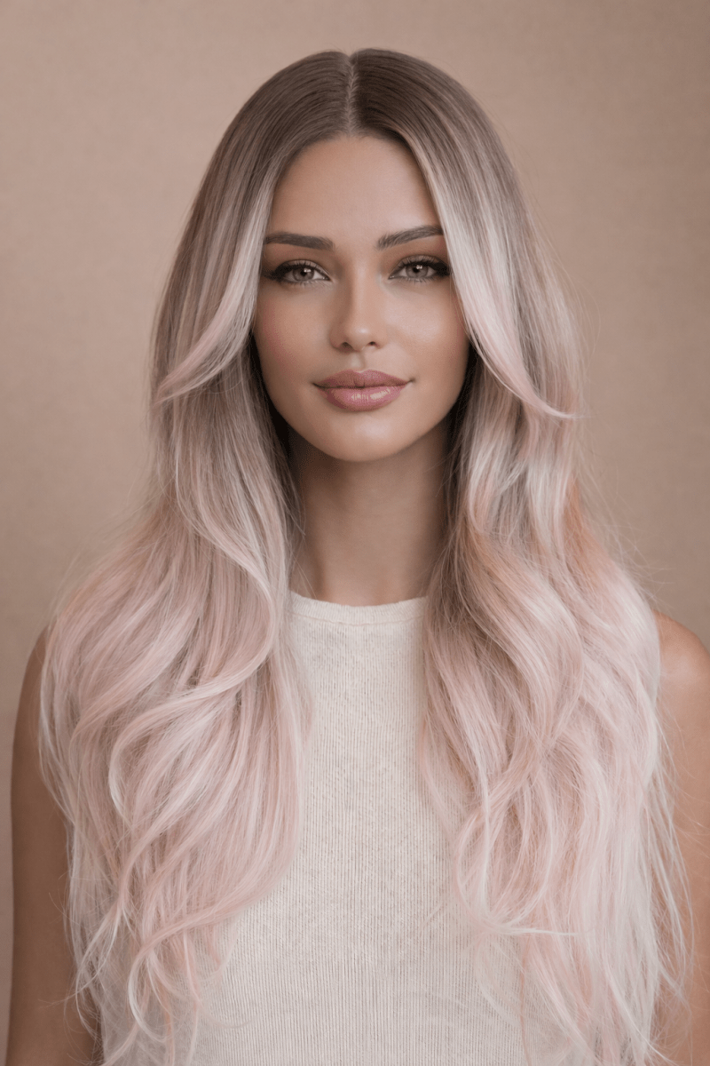 ZINA - Oyster Pink - Lace Front Wig - Milk &amp; Honey Wigs