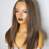 ZYPHER Ash Brown 13x6 Lace Front Wig - Milk & Honey Wigs