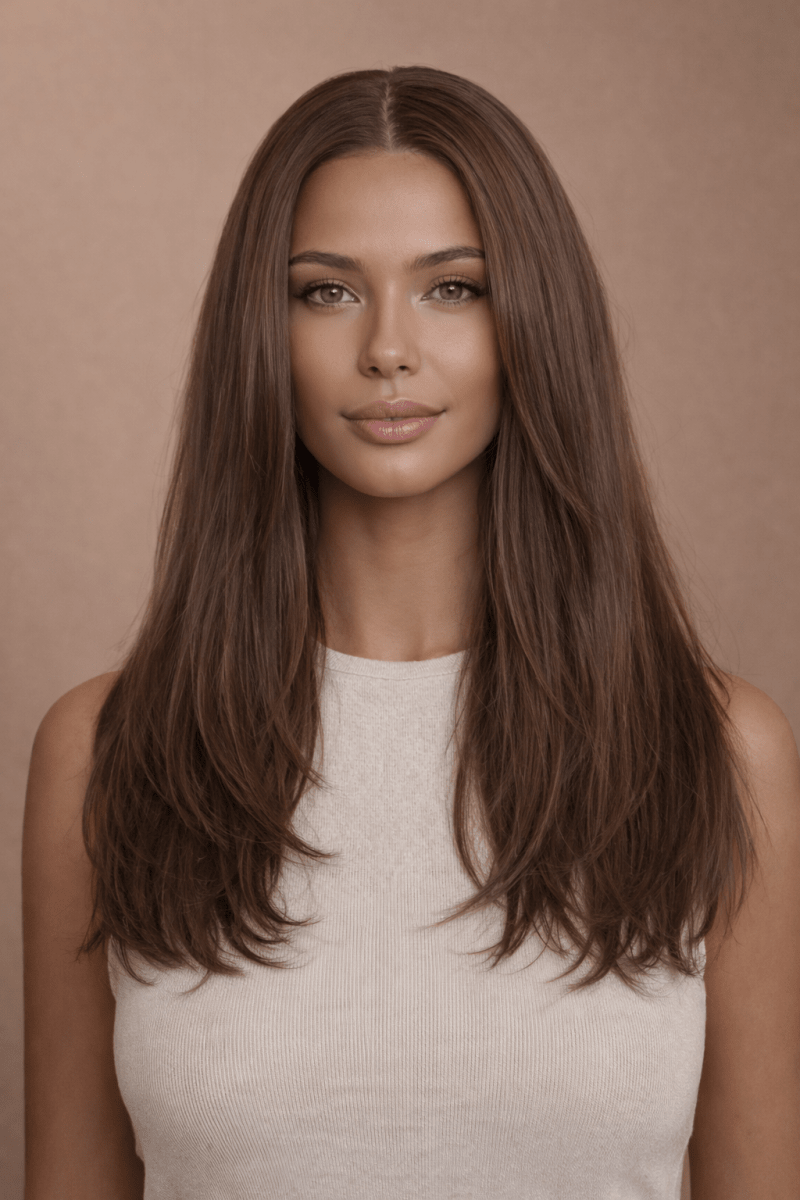 ZYPHER - Ash Brown - Lace Front Wig | Brown, 16 Inch, 13x6 Lace Front, Synthetic Hair | Milk &amp; Honey Wigs