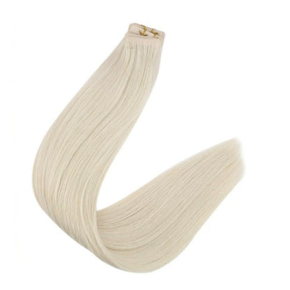 platinum shade 60 tape-in human hair extensions, 100g | Milk &amp; Honey Wigs