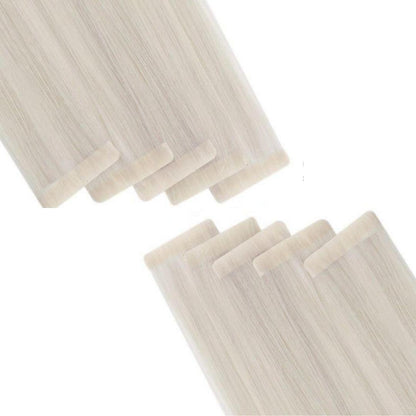 platinum shade 60 tape-in human hair extensions, 100g | Milk &amp; Honey Wigs