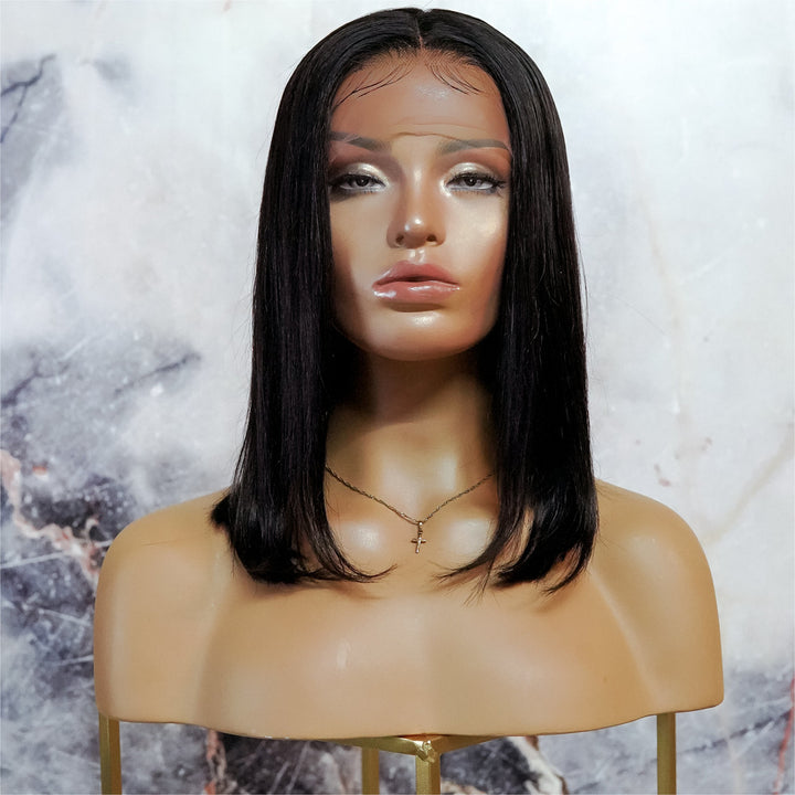 TAMARA BLACK 12" Human Hair Lace Front Wig