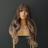 ADELE Ombre Brown Fringe Wig - Milk & Honey Wigs