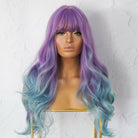 ADELE Ombre Purple Fringe Wig - Milk & Honey Wigs