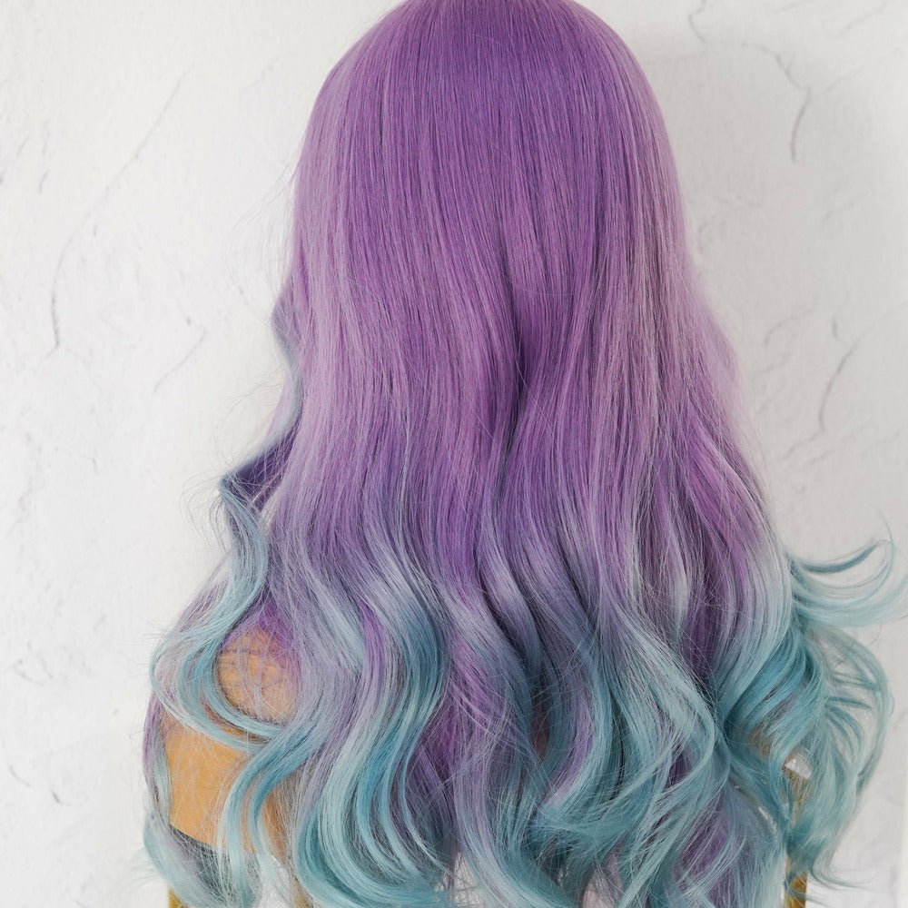 ADELE Ombre Purple Fringe Wig